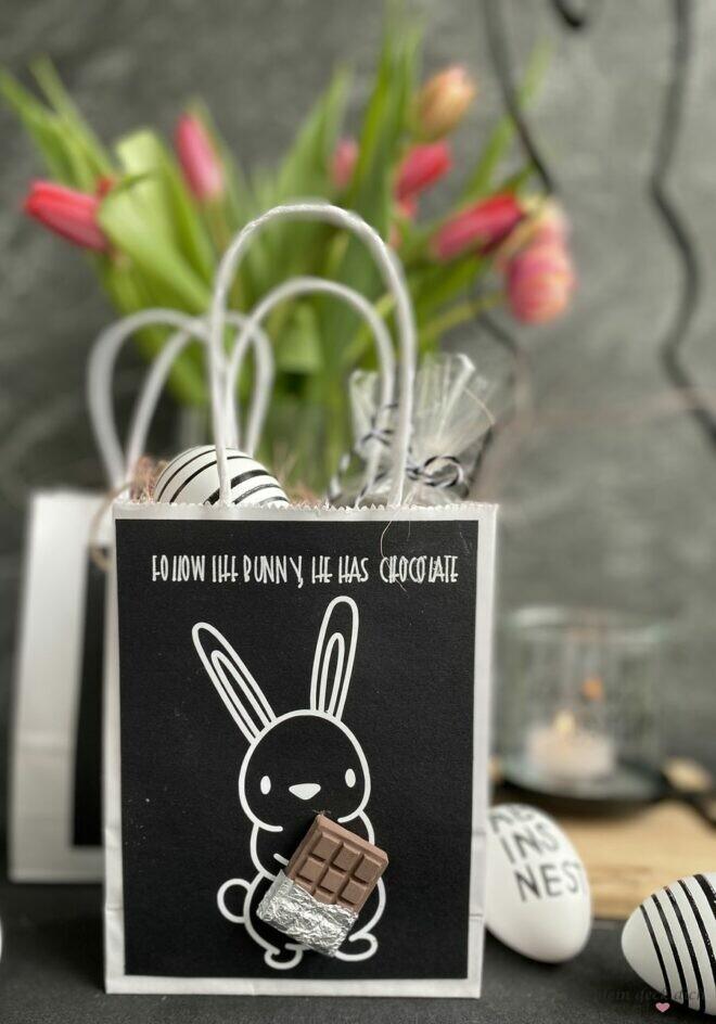 Geschenktüte basteln für Ostern