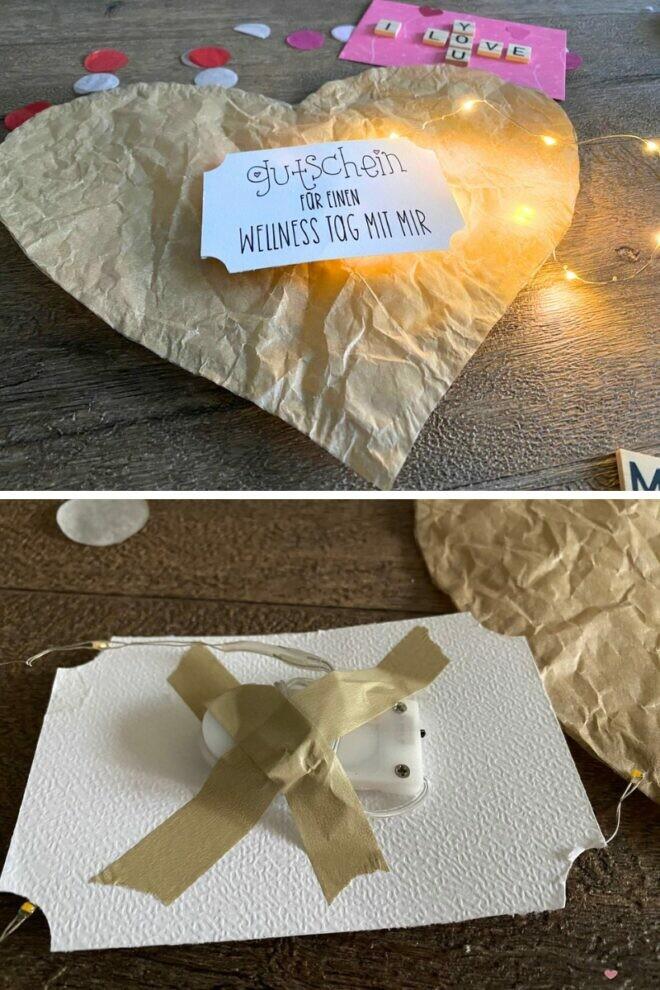 DIY zum Valentinstag - Geschenktüte basteln