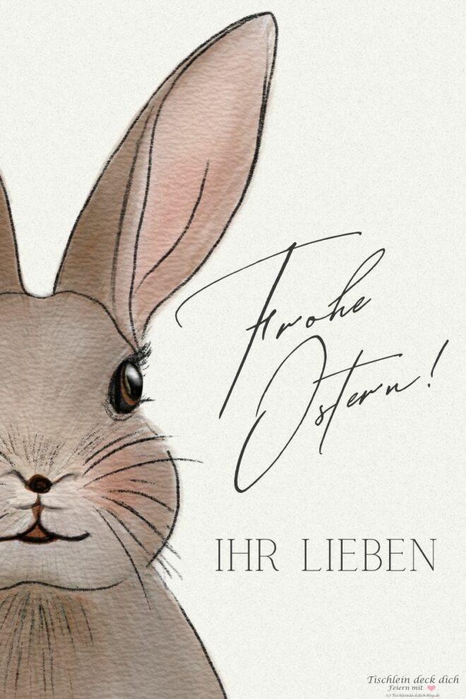 Osterhase Illustration