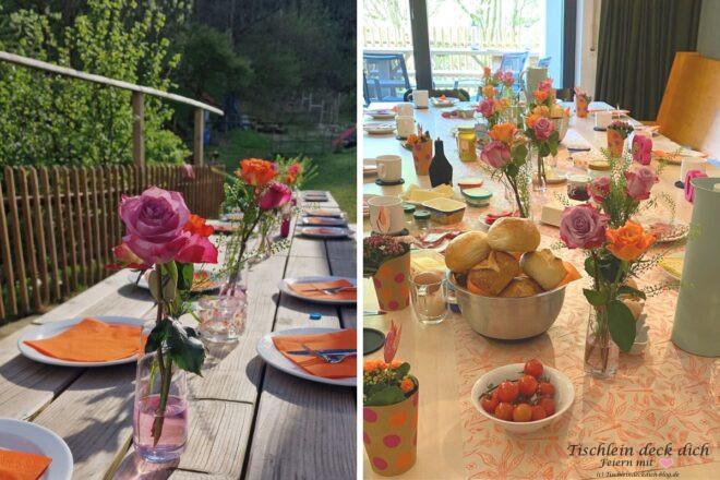 Tischdekoidee zum 60. Geburtstag