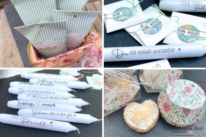 Collage mit DIY Ideen für die englische Afternoon Tea Party