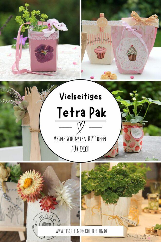 Pinterest Pin für Tetra Pak Bastelideen