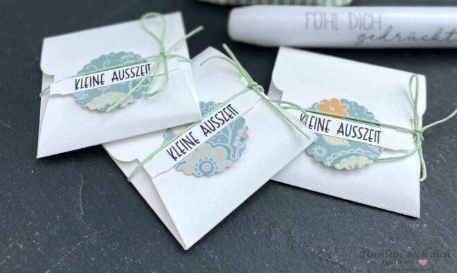 DIY Idee für Teebeutel Kleine Auszeit