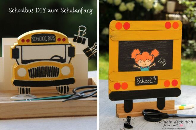 Schoolbus DIY zum Schulanfang