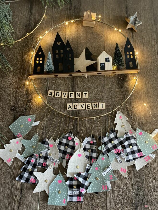 Adventskalender basteln aus Milchtüten