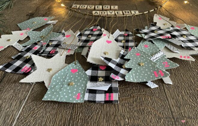 Adventskalender aus Milchtüten