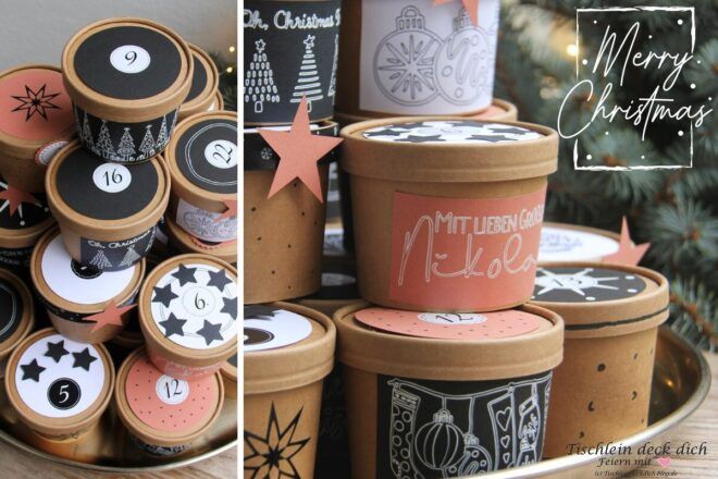 Adventskalender zum Nachbasteln
