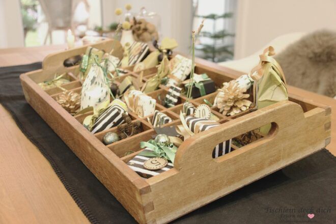 Adventskalender im Setzkasten