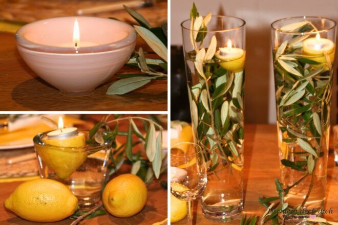 Toskana Tischdekoration Ideen