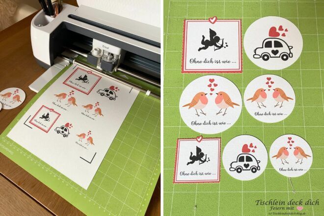 Sticker plotten mit dem Cricut Maker