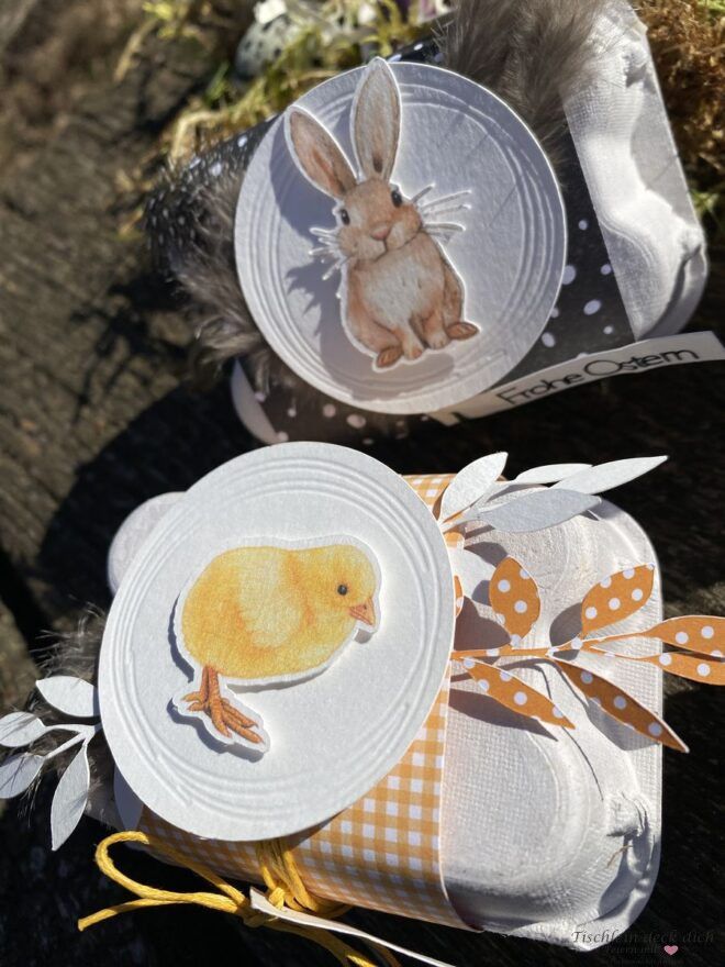Plotteridee für Ostern mit Mini-Eierkartons