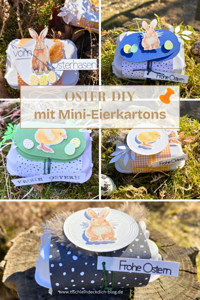 Pinterest Pin für Ostergeschenke im Mini-Eierkarton