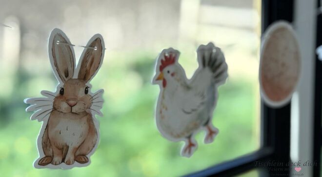 Ostergirlande geplottet mit Print-then-cut