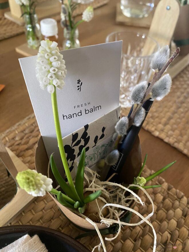 Gastgeschenk mit Beautyprodukt von Ringana