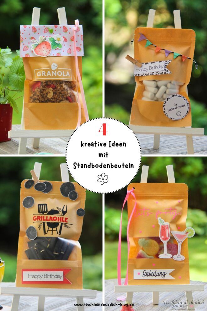 Pinterest Pin für Standbodenbeutel DIY Ideen