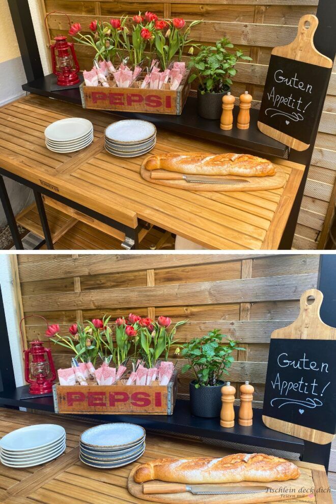 BBQ Wagen in unserer Outdoorküche