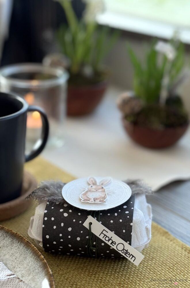 Mini Eierkarton österlich gestaltet