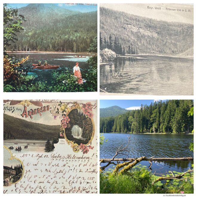 Alte Postkarten vom Arbersee