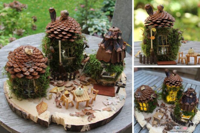 Wichtelhaus DIY für herbstliche Bastelnachmittage