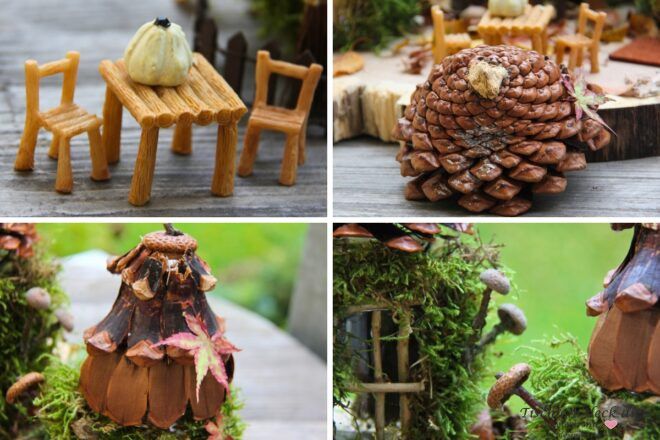 Wichtelhäuser basteln