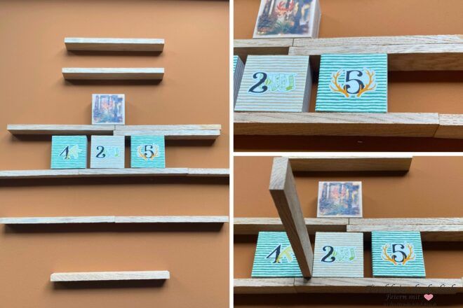 DIY Anleitung für Adventskalender mit Klötzchen