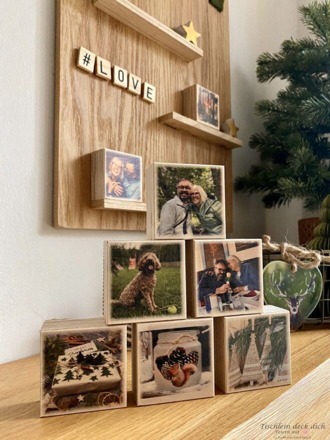 Fotogeschenke von MEINFOTO, Fotoblöcke aus Holz
