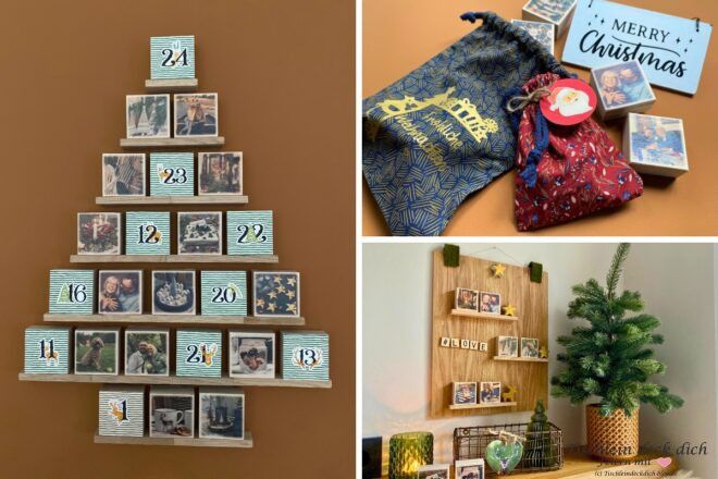 Adventskalender aus MIXBLOX Fotoblöcken von MEINFOTO