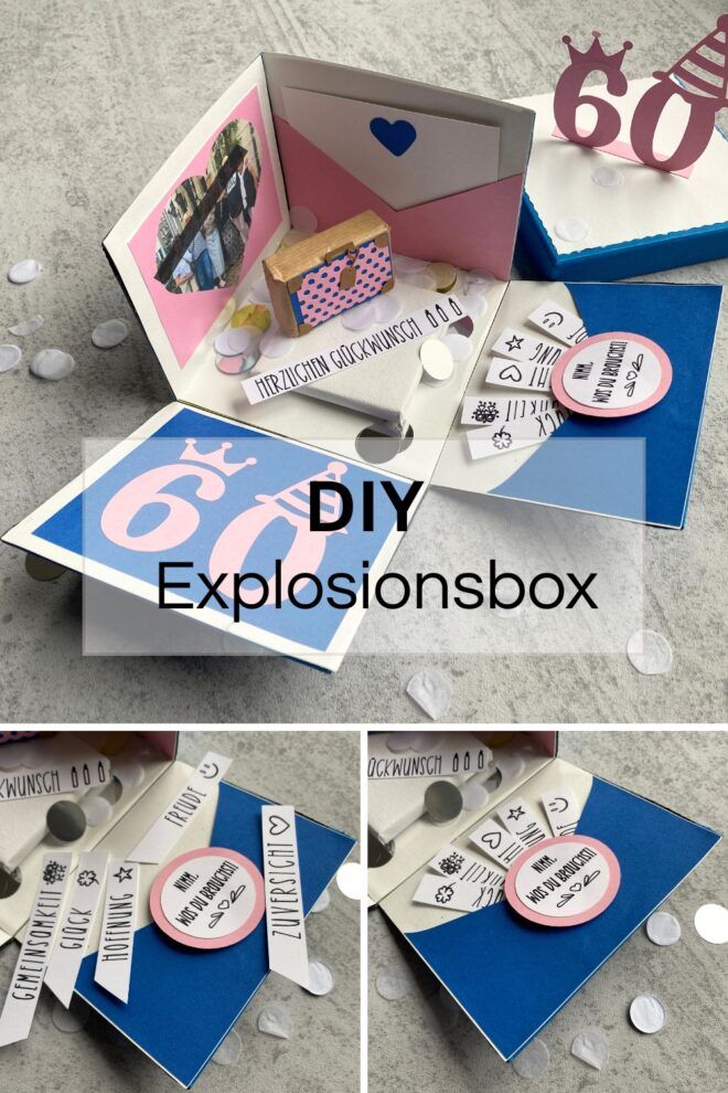 Pinterest Pin für Explosionsbox