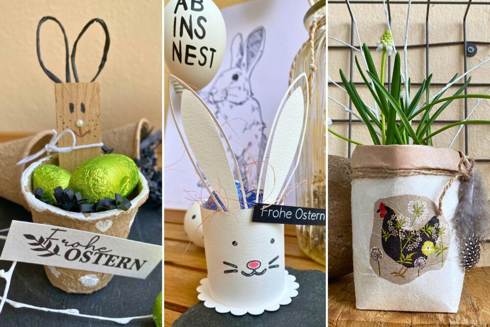 drei einfache Oster Mitbringsel zum selber machen