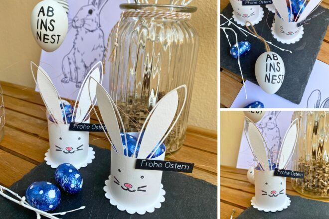 Ostern Gastgeschenk mit dem Plotter basteln