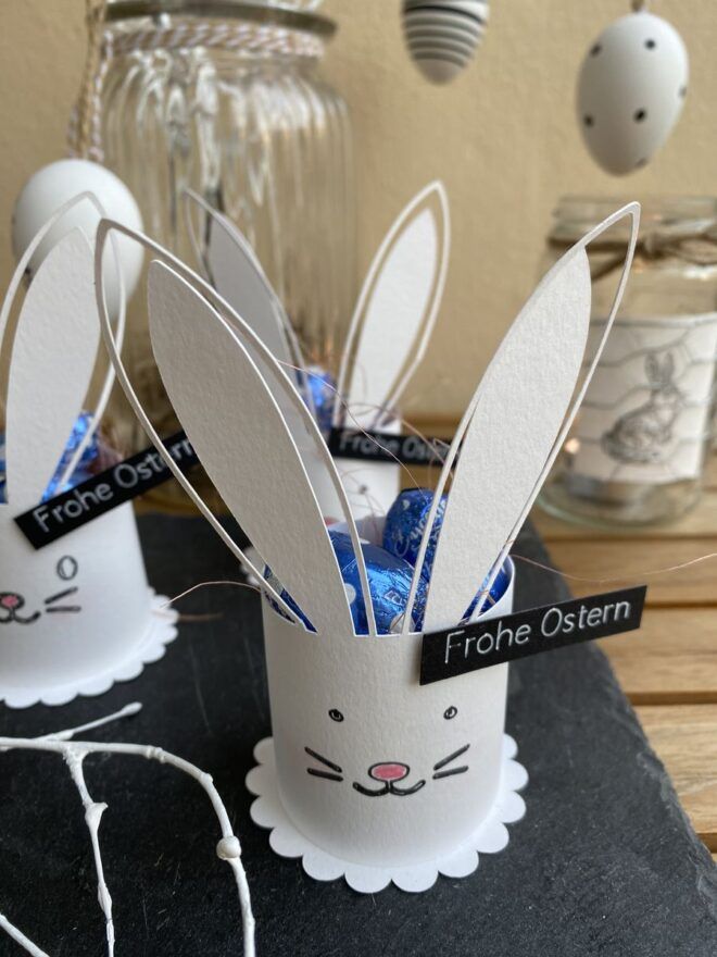 Idee für den Plotter - Osterhasen Goodie für das Osterfest