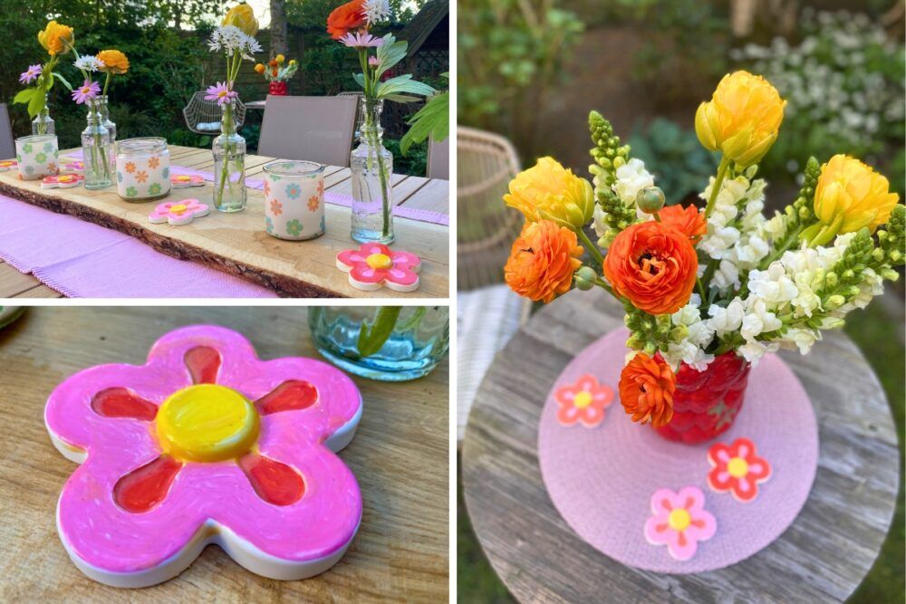 tischdeko-sommerfest-flower-power