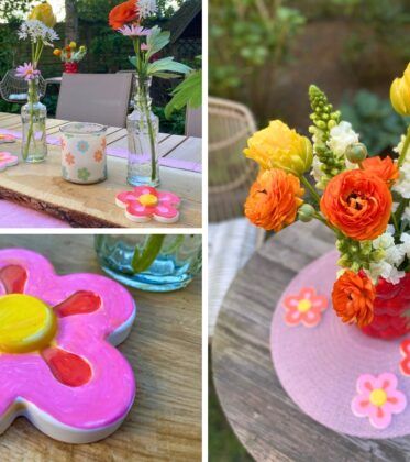 tischdeko-sommerfest-flower-power
