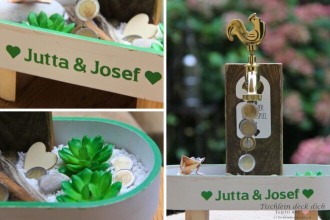 Wasserhahn Geldgeschenkidee zur Hochzeit